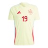 Camisola Espanha Lamine Yamal 19 Homen Equipamento 2ª Euro 2024